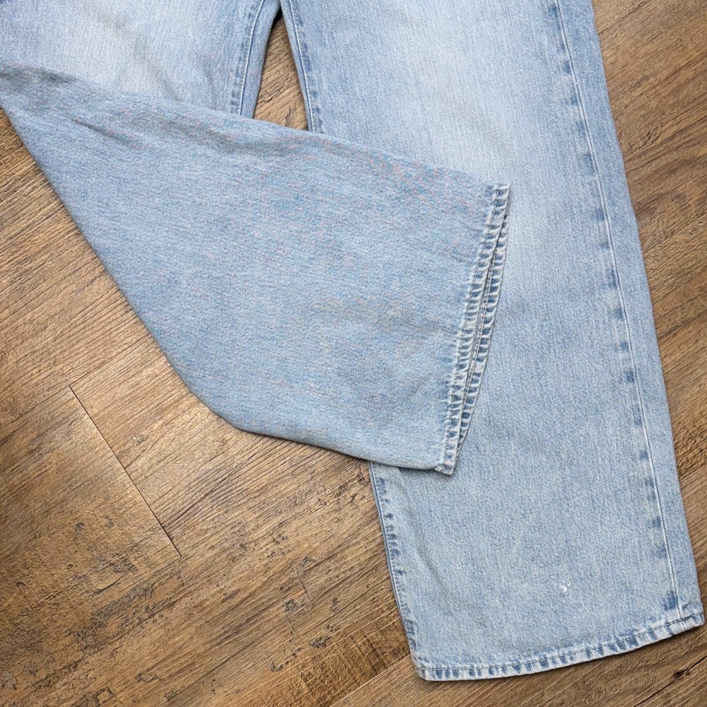 GAP Wide-Leg classic blue Women’s high rise straight leg Jeans size 26 - Picture 6 of 8